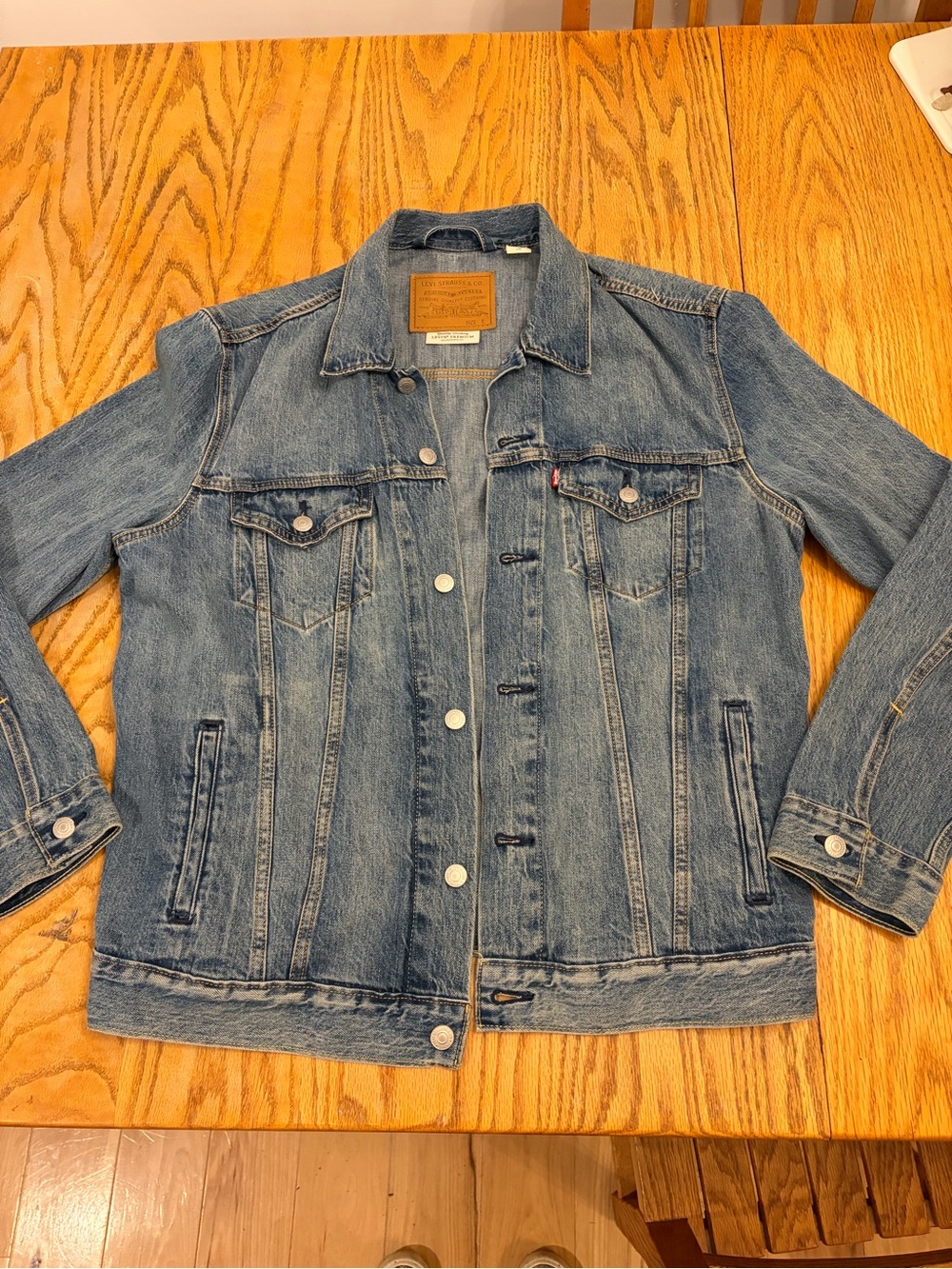 Men’s soft washed Levi jacket